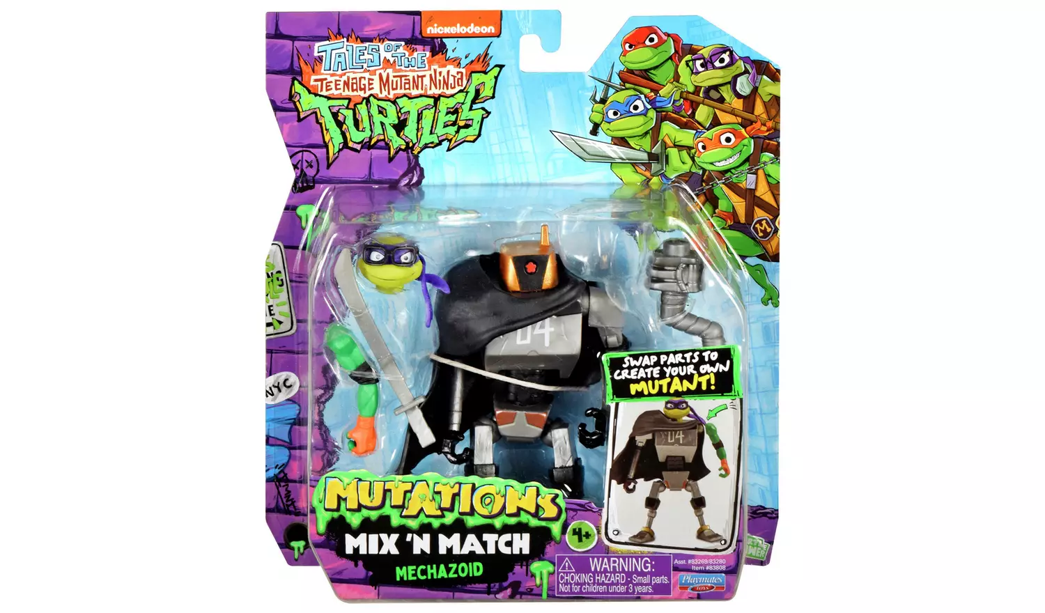 Teenage Mutant Ninja Turtle Mix N Match Mechazoid Figure