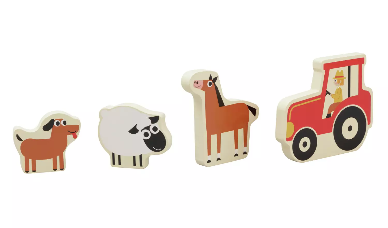 Chad Valley Wooden Farm - 40 Piece Set