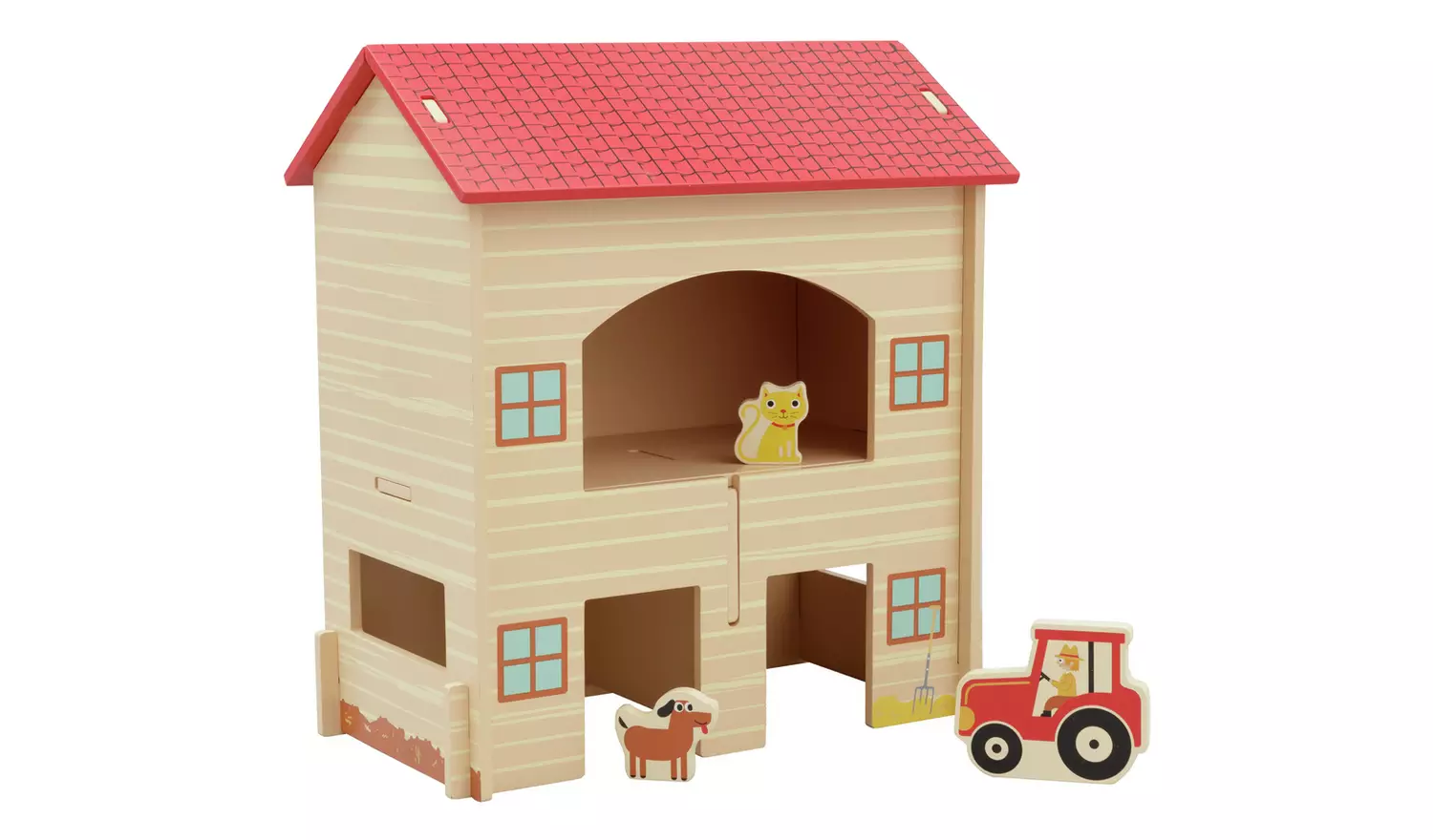 Chad Valley Wooden Farm - 40 Piece Set