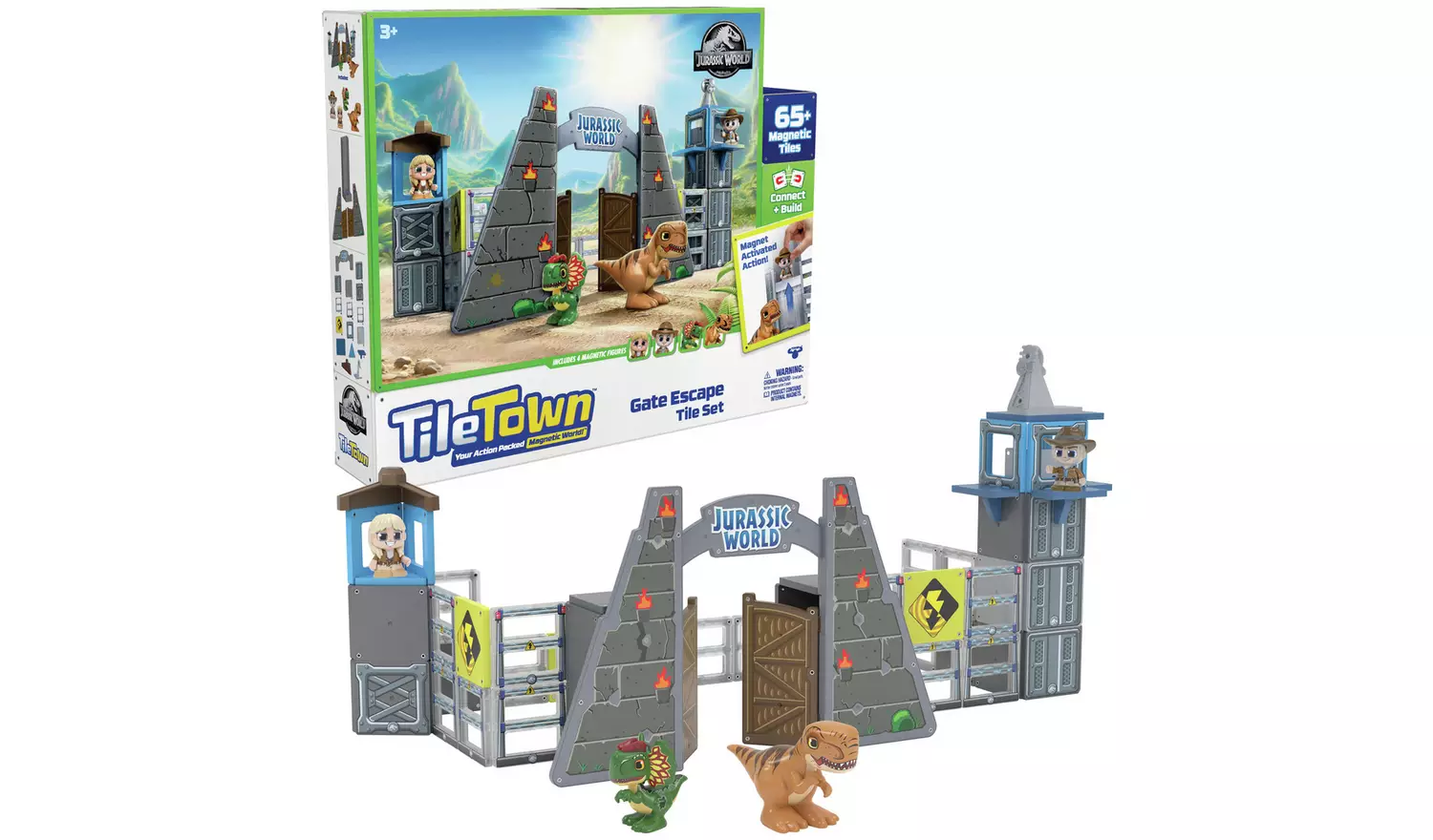 Tile Town Jurassic World Park Playset