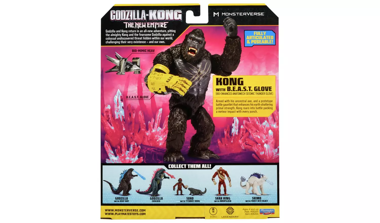 Godzilla X Kong : The New Empire 6 Inch Kong With Beast Arm