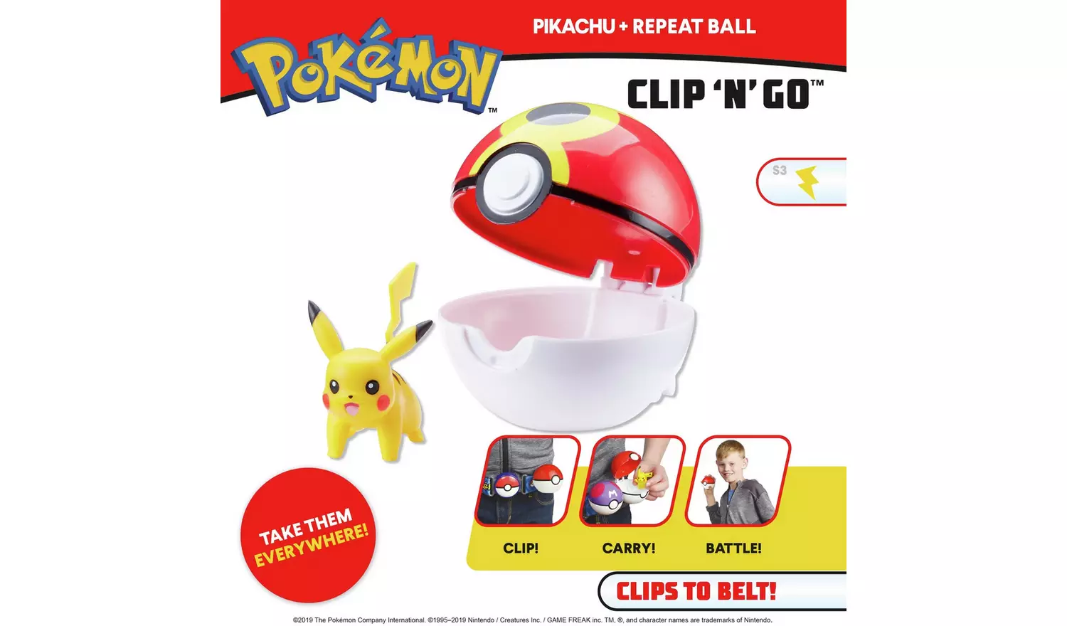 Pokémon Clip 'N' Go Battle Figure and Poké Ball
