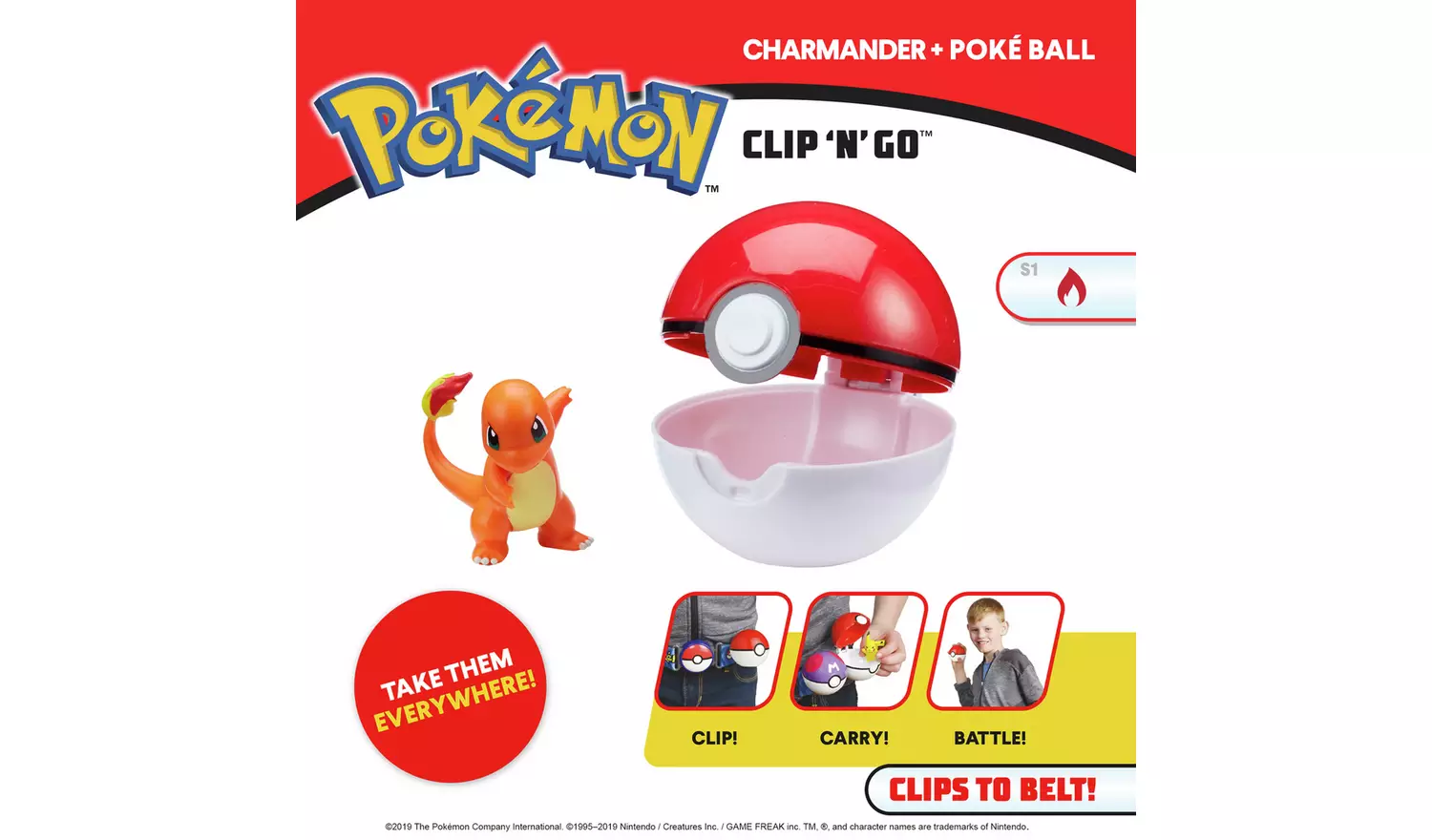 Pokémon Clip 'N' Go Battle Figure and Poké Ball