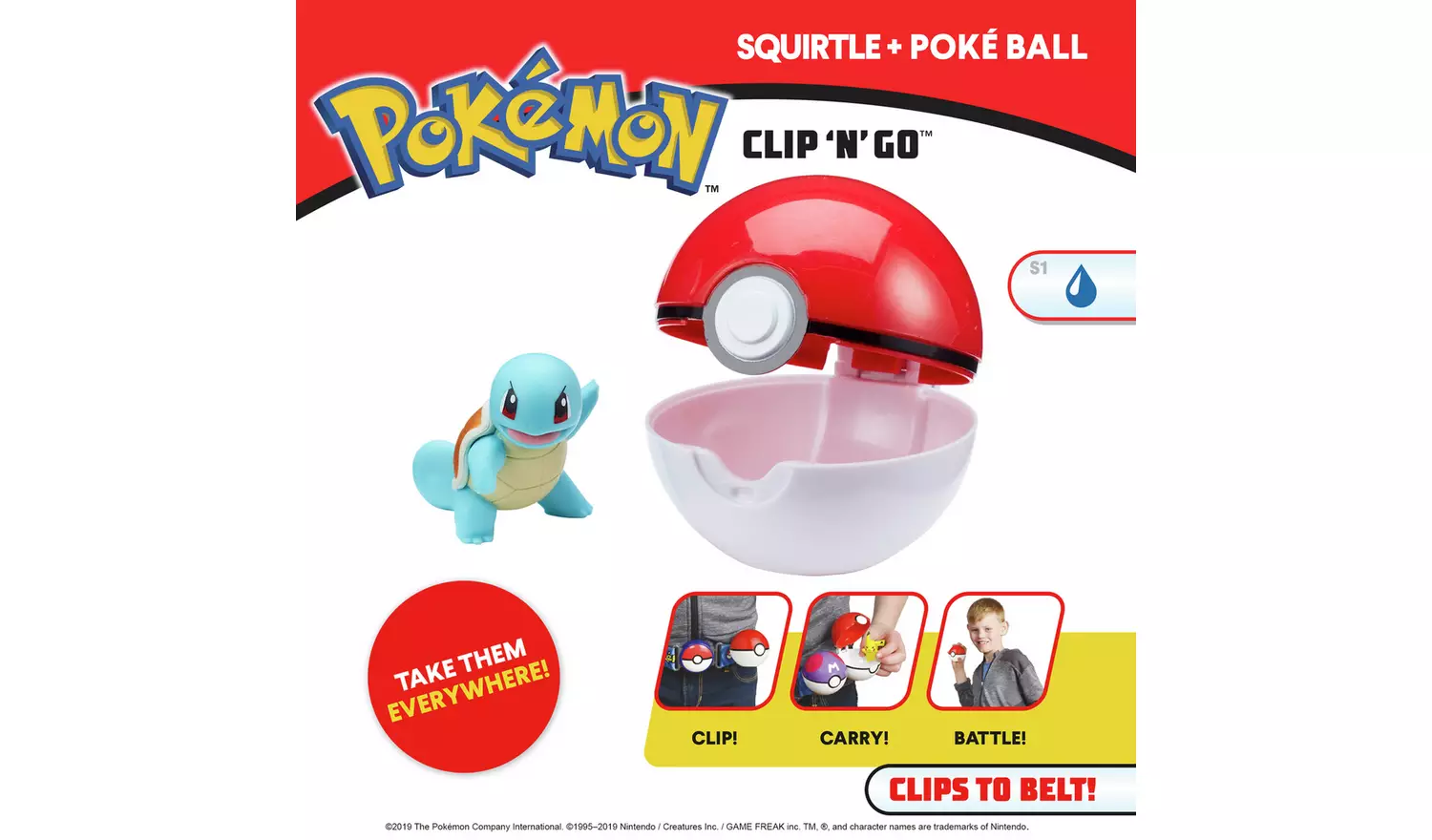 Pokémon Clip 'N' Go Battle Figure and Poké Ball