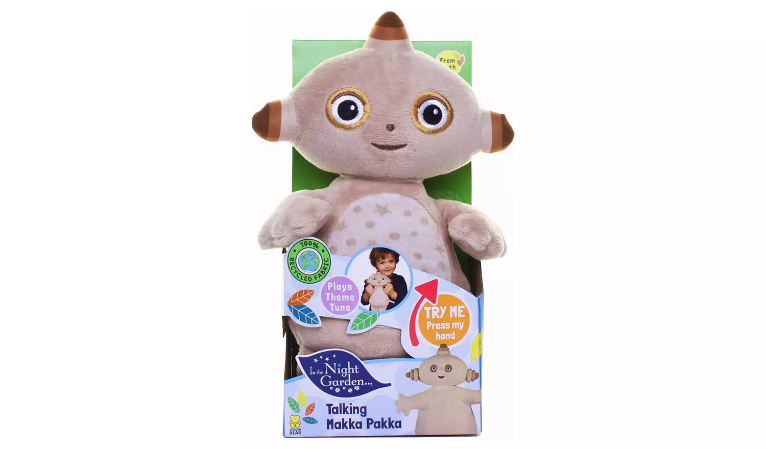 In The Night Garden Makka Pakka Talking Soft Toy