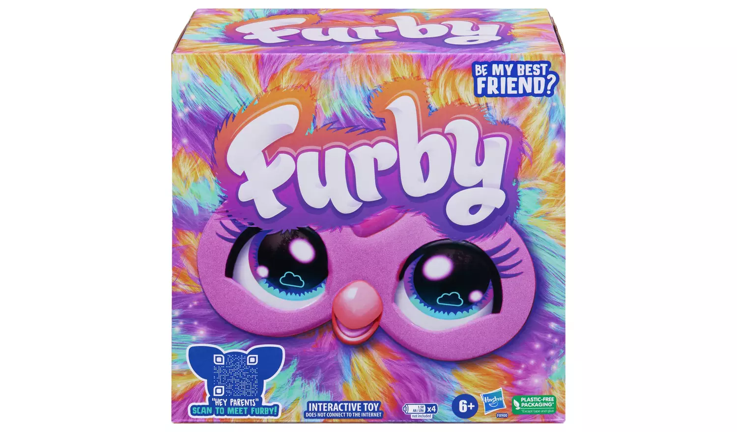 Furby Tie Dye Interactive Toy Plush