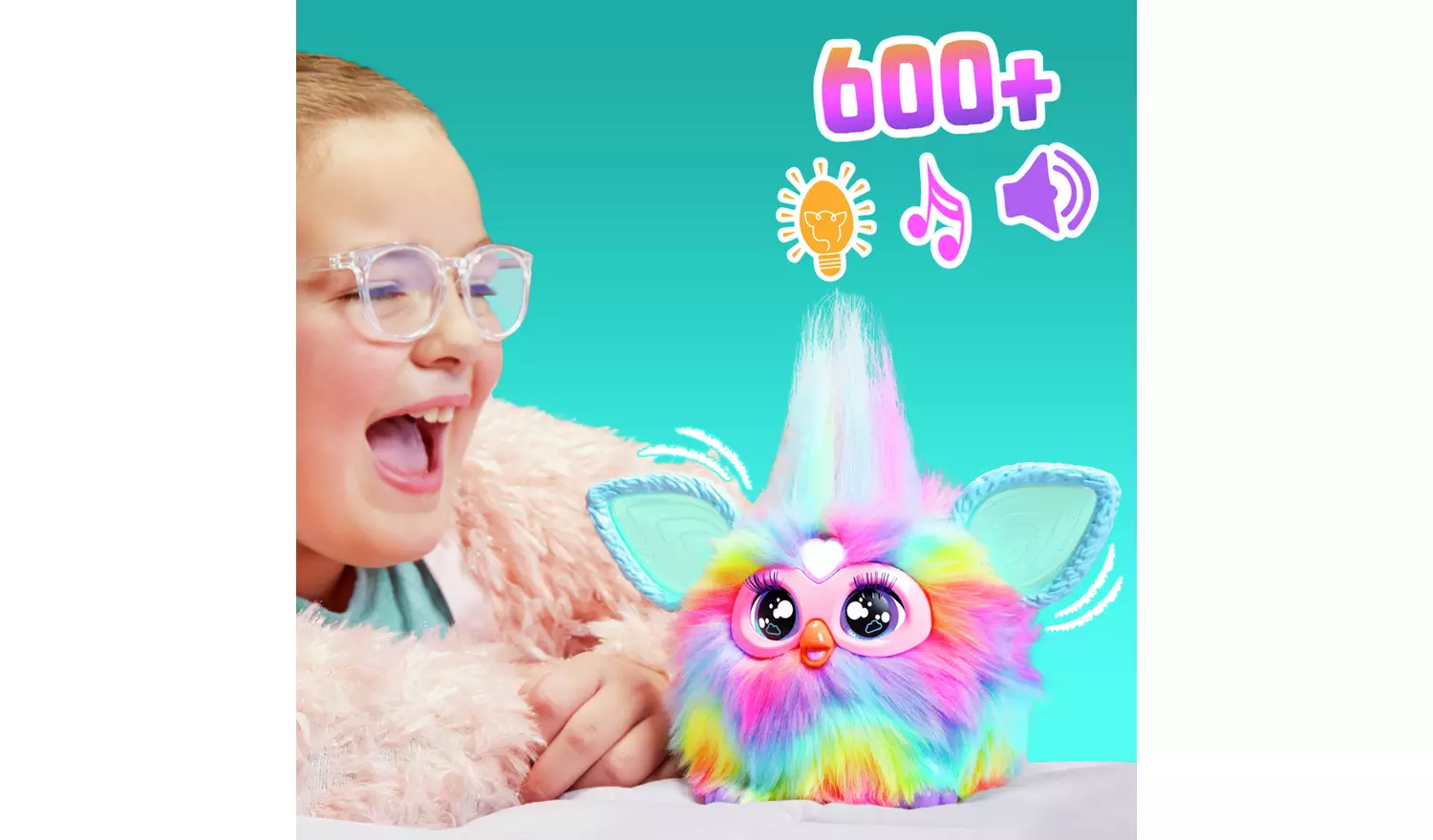 Furby Tie Dye Interactive Toy Plush
