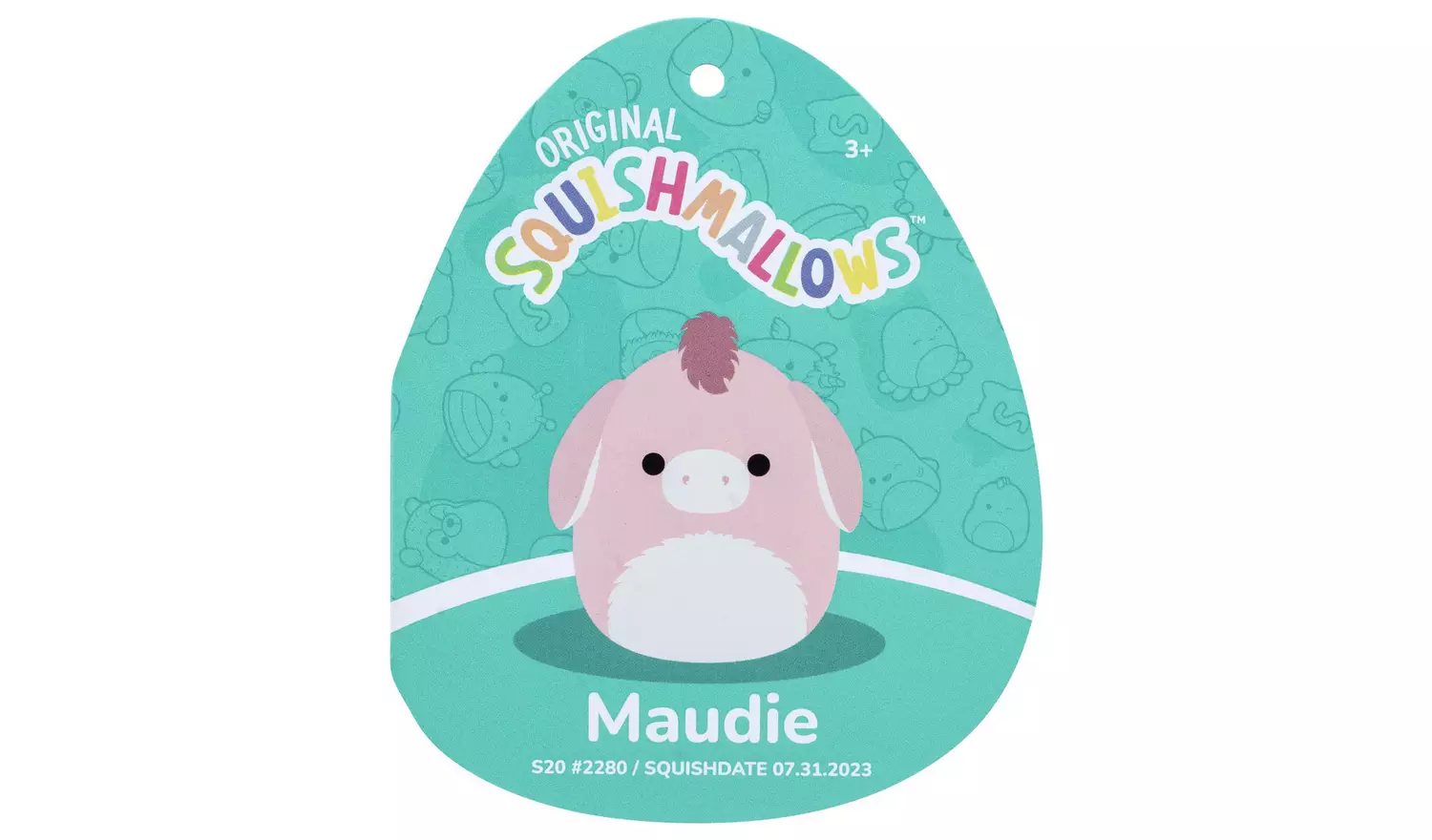 Original Squishmallows 20-inch - Maudie the Pink Donkey