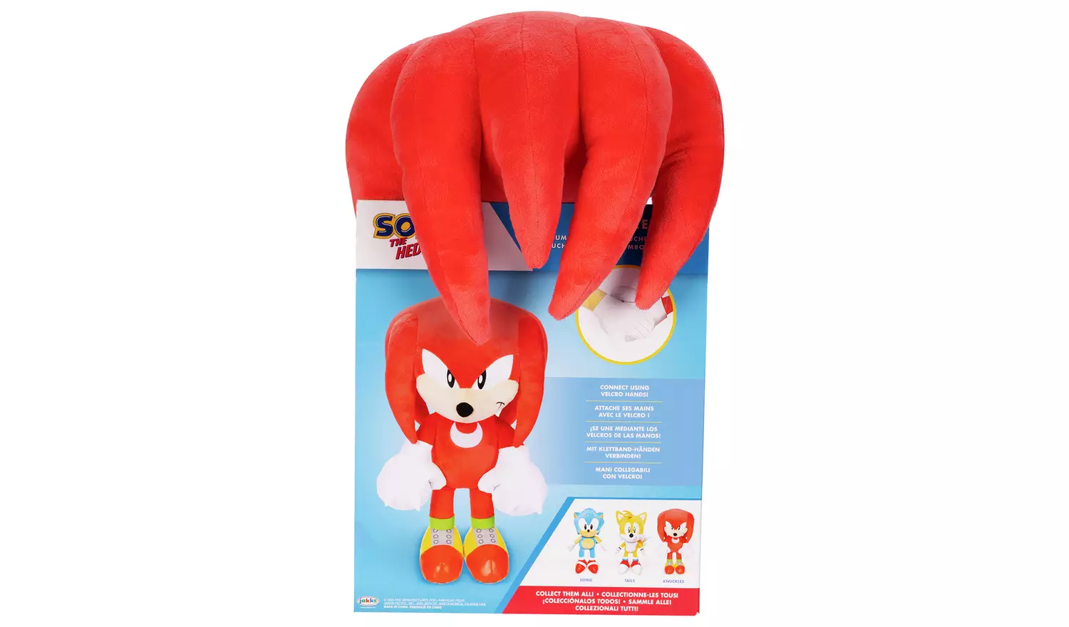 Sega Sonic Knuckles Jumbo 18 inch Plush