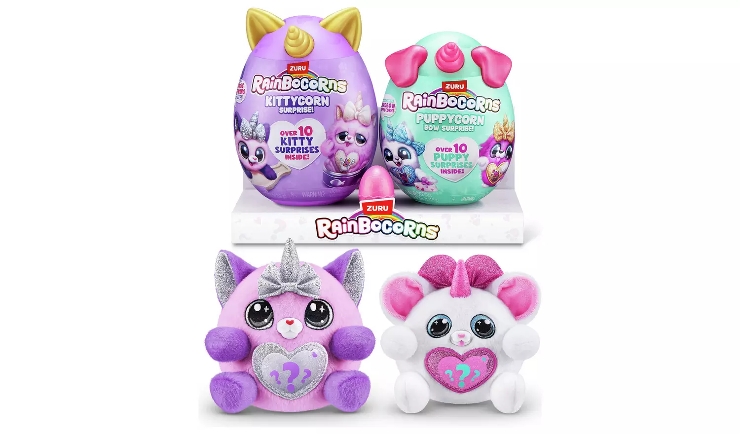 Zuru Rainbocorns Puppycorn Kittycorn Surprise Plush
