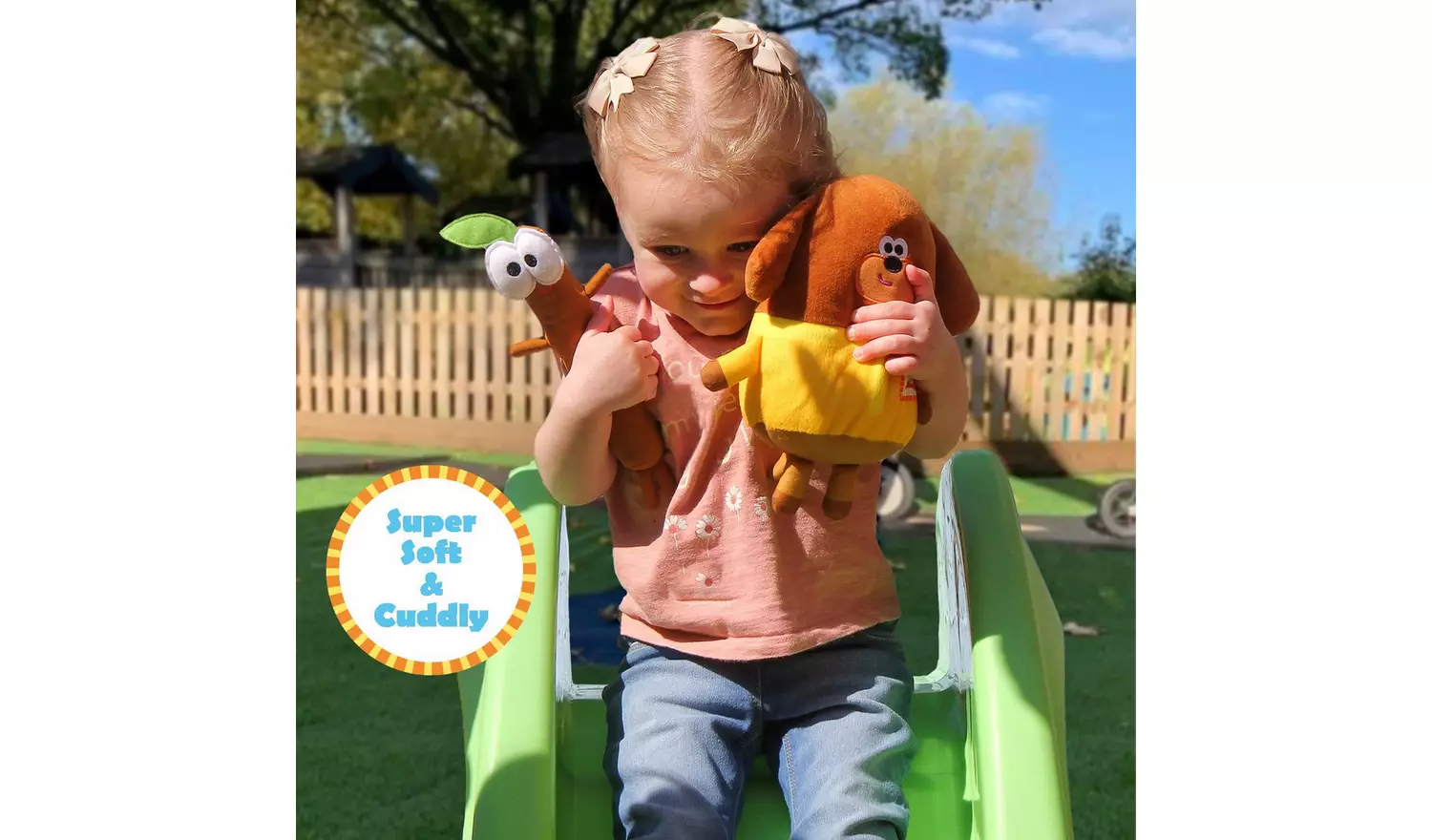 Hey Duggee and Stick Soft Toy Twin Pack