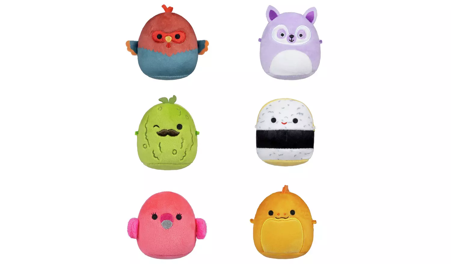 Micromallows Squishmallows Plush-Pack of 6