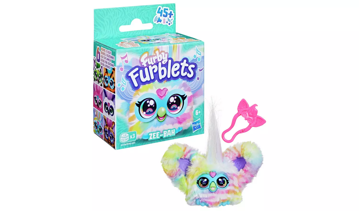 Hasbro Furby Furblet Zee Bah Interactive Plush Toy