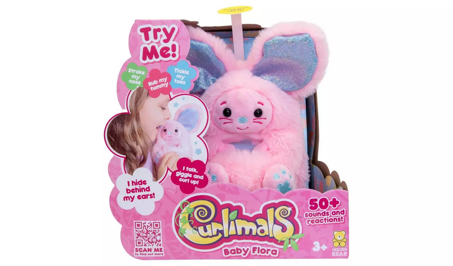 Curlimals Baby Flora Plushie Pal