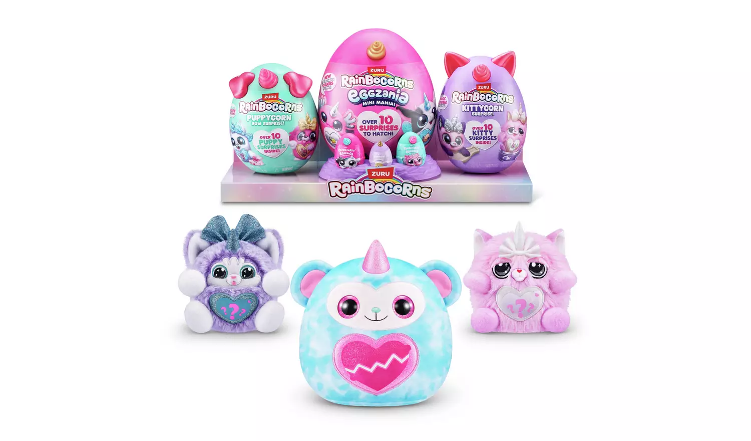 Rainbocorns Mini Eggzania Puppycorn