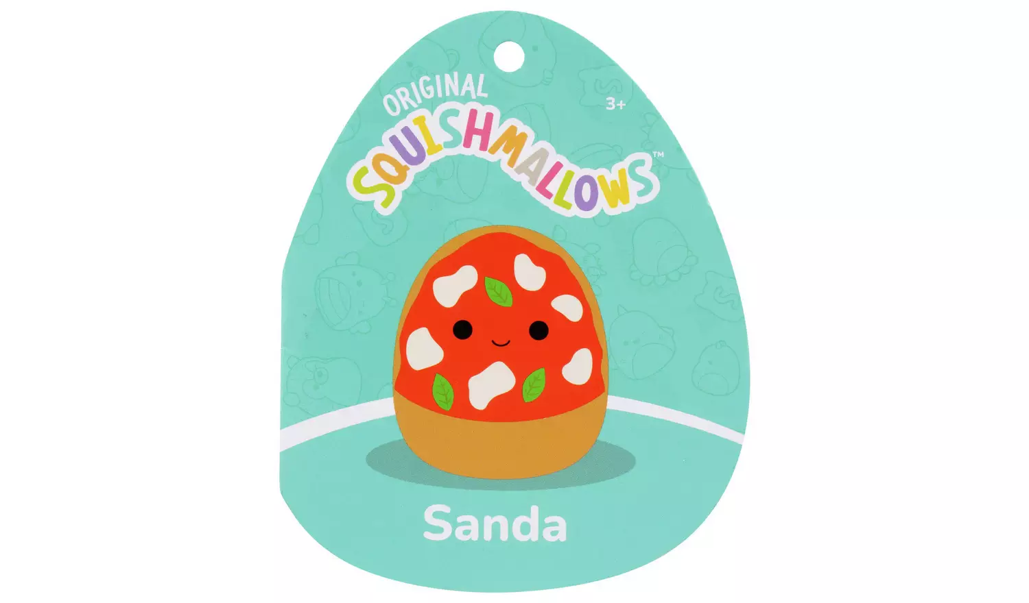 Original Squishmallows 7.5 Inch Sanda the Margherita Pizza