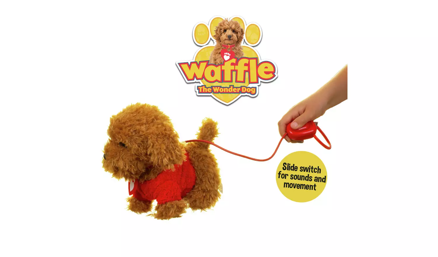 Walkies with Waffle the Wonder Dog Soft Toy