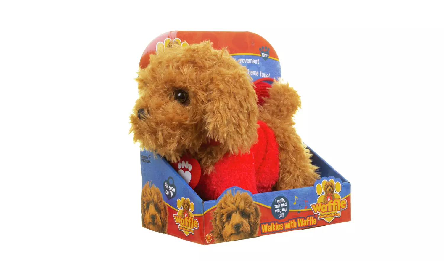 Walkies with Waffle the Wonder Dog Soft Toy