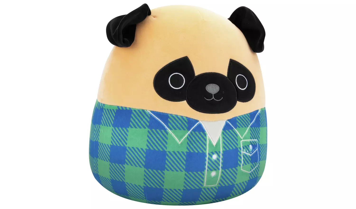 Original Squishmallows 12 Inch Prince the Brown Pug