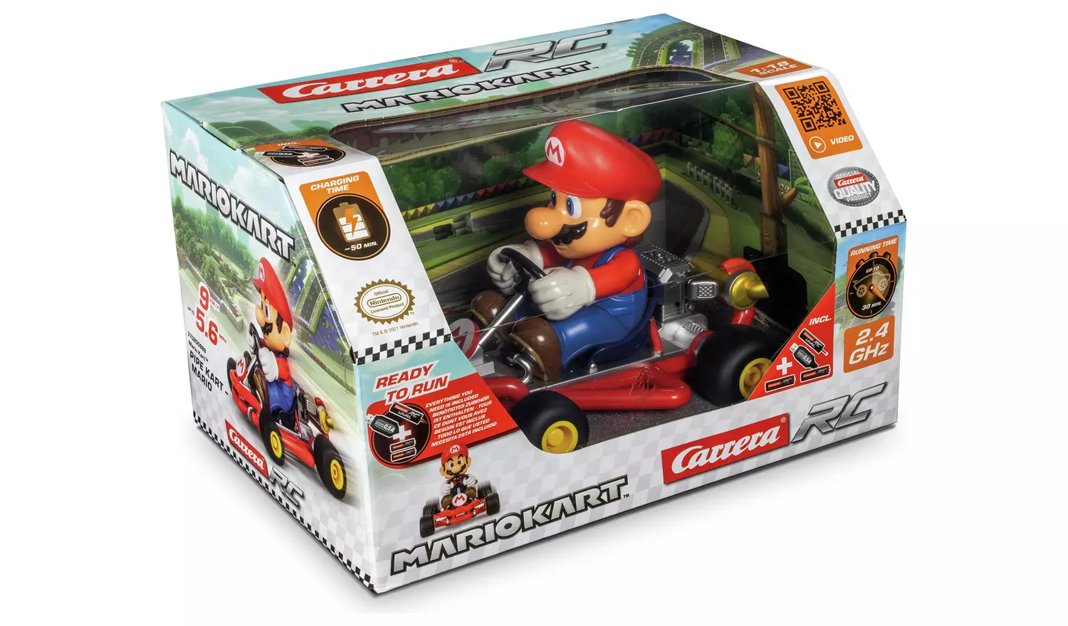 Carrera RC 1:18 Mario Kart Pipe Kart, Mario