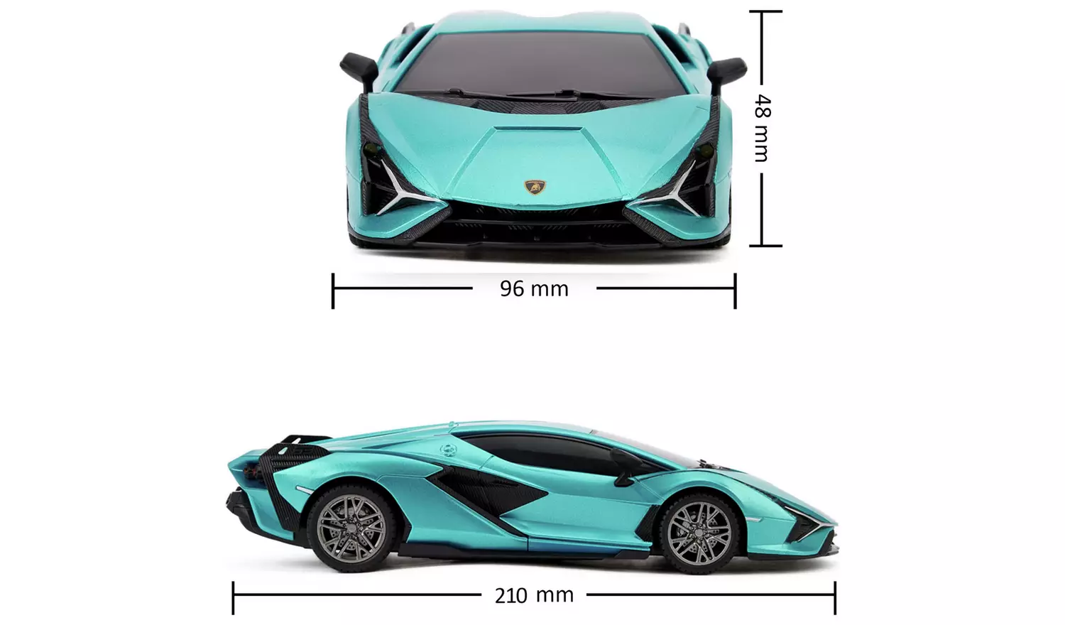 CMJ Lamborghini Police andSian 1:24 RC Cars