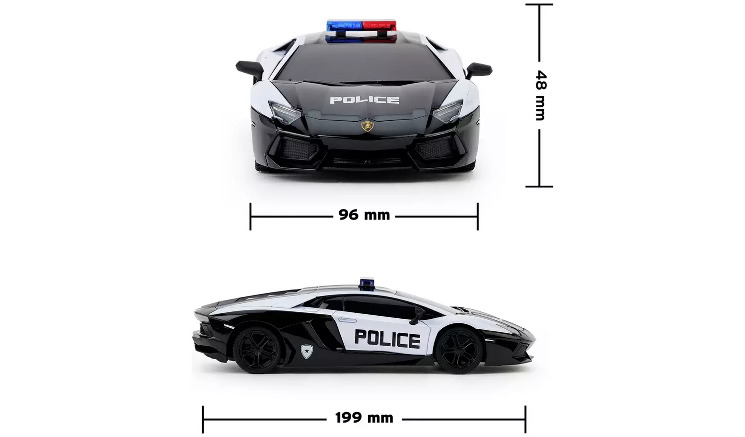 CMJ Lamborghini Police andSian 1:24 RC Cars