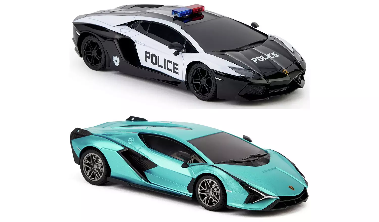 CMJ Lamborghini Police andSian 1:24 RC Cars