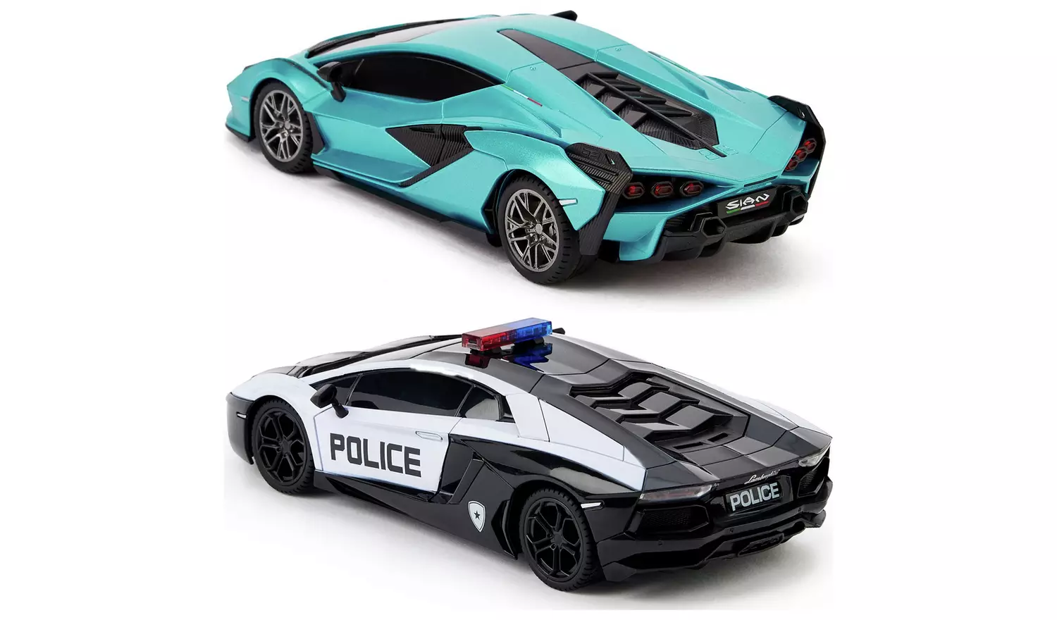 CMJ Lamborghini Police andSian 1:24 RC Cars