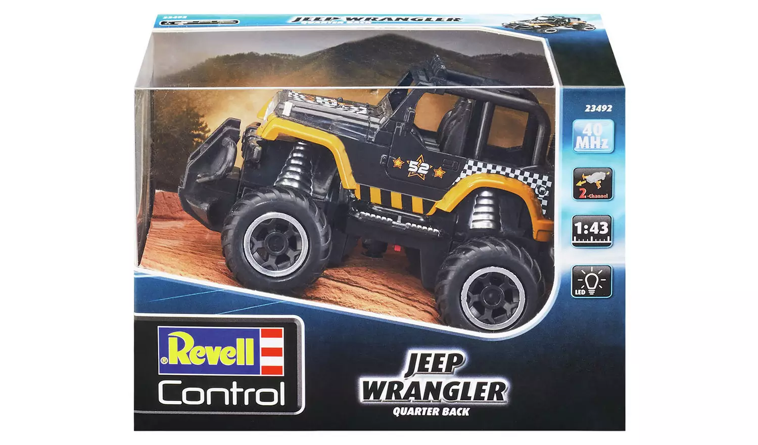Revell Control 1:43 RC Car Jeep Wrangler Quarter Back