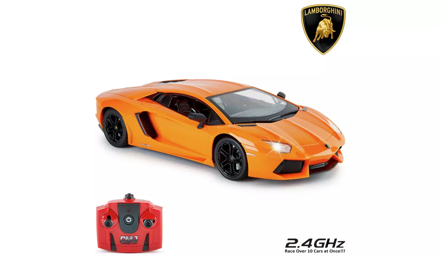 CMJ RC Cars 1:14 Orange Lamborghini Aventador