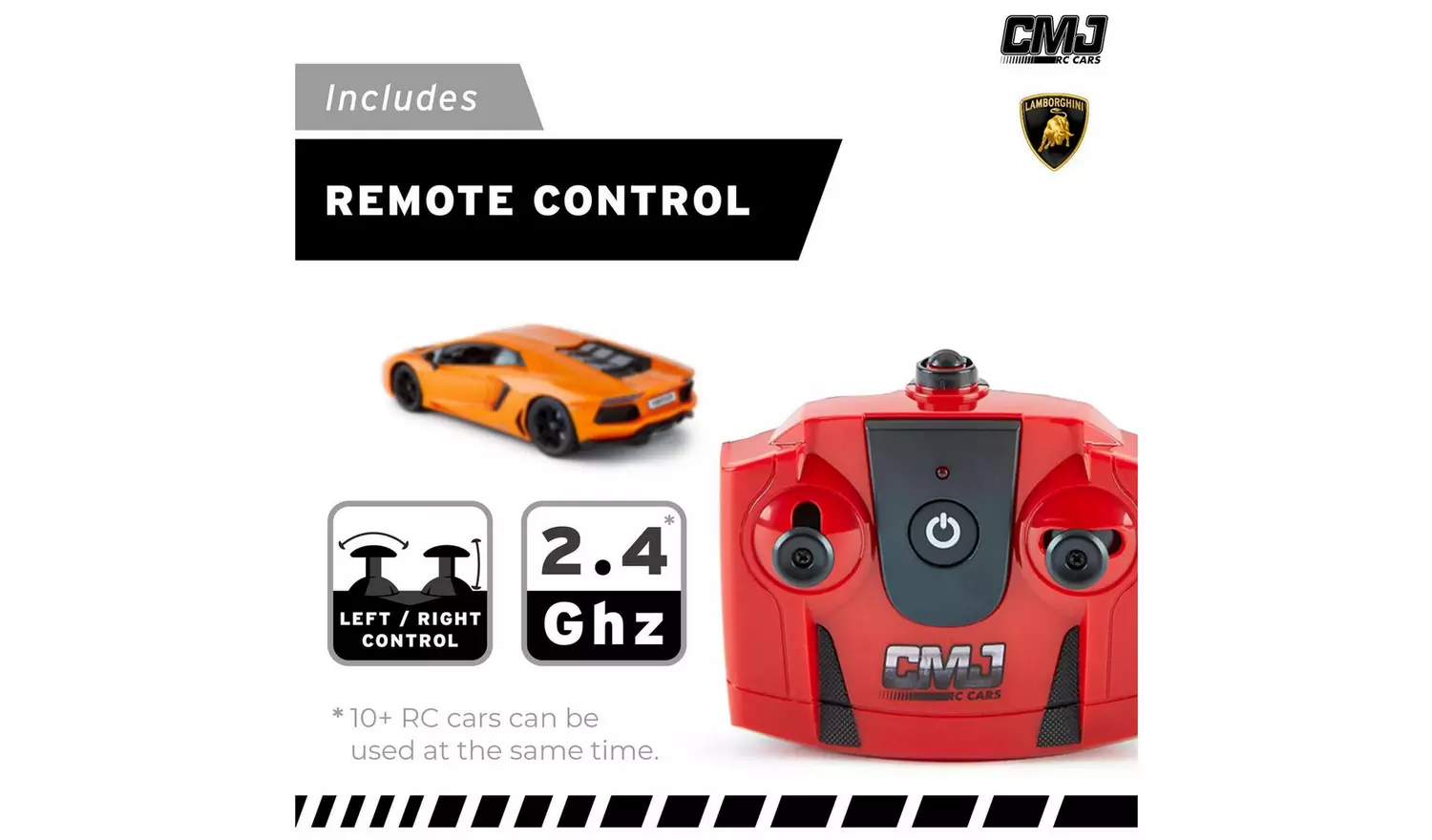 CMJ RC Cars 1:14 Orange Lamborghini Aventador