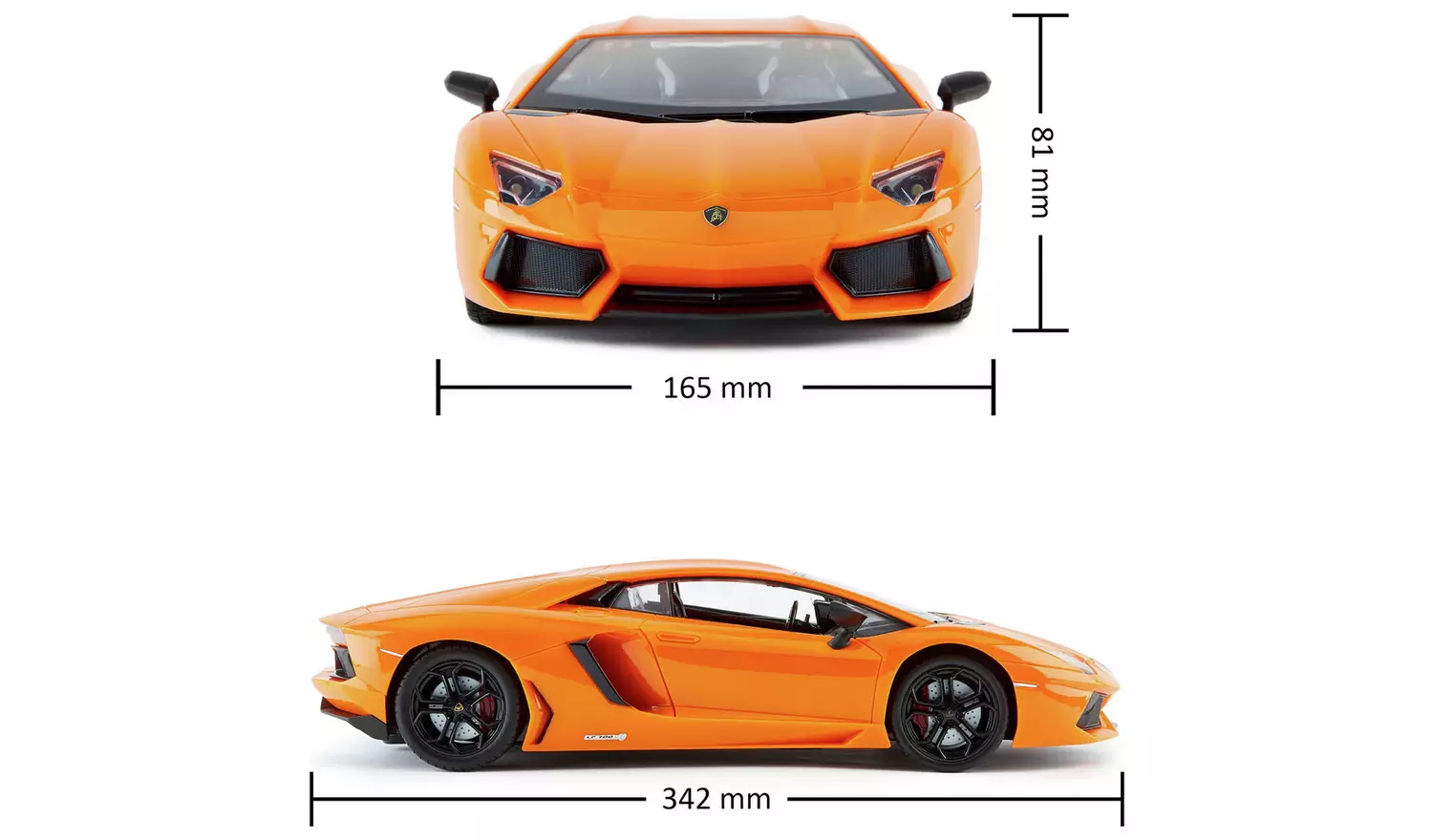 CMJ RC Cars 1:14 Orange Lamborghini Aventador