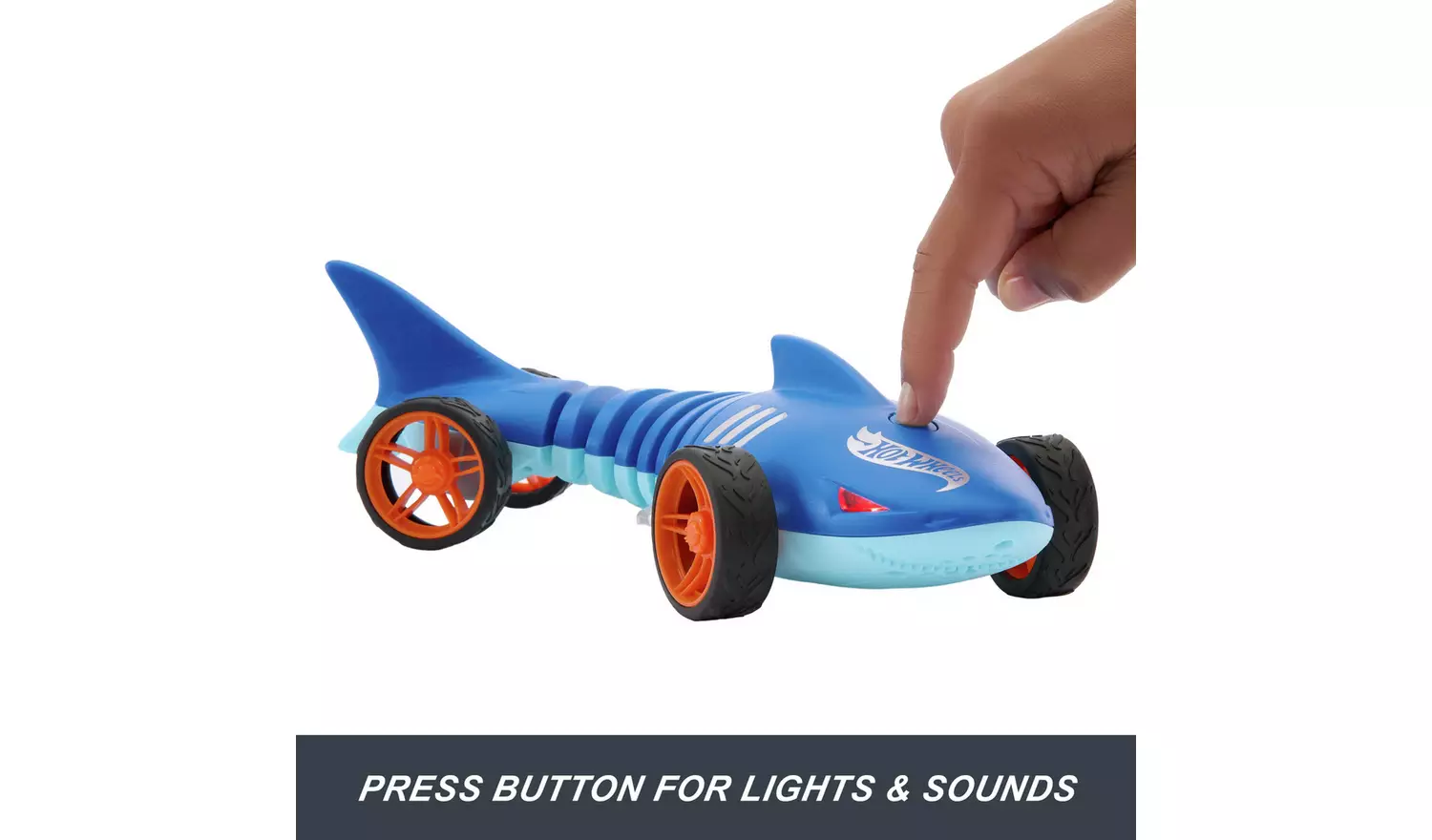 Hot Wheels Shark Speeder, Battery-Powered RC Vehicle