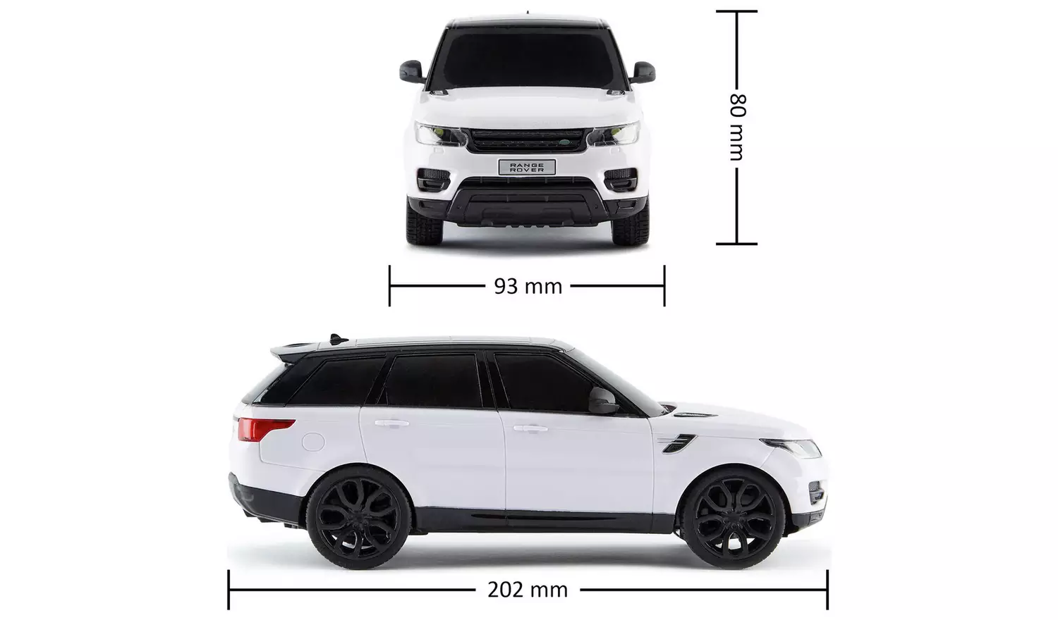 CMJ RC Cars Range Rover 1:24 Radio Controlled Car - White