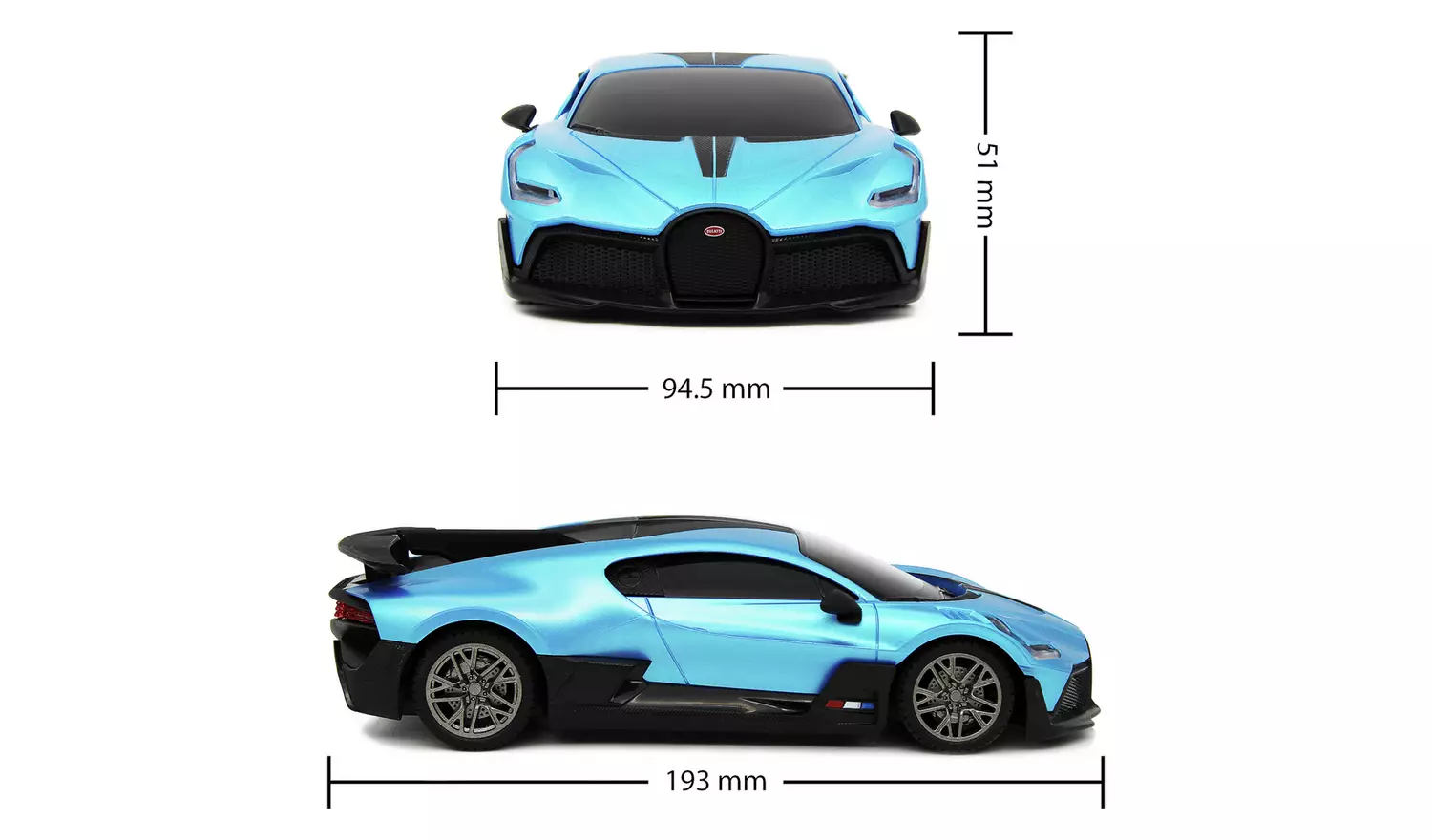 CMJ RC Cars Bugatti Radio Controlled Divo 1:24 Car