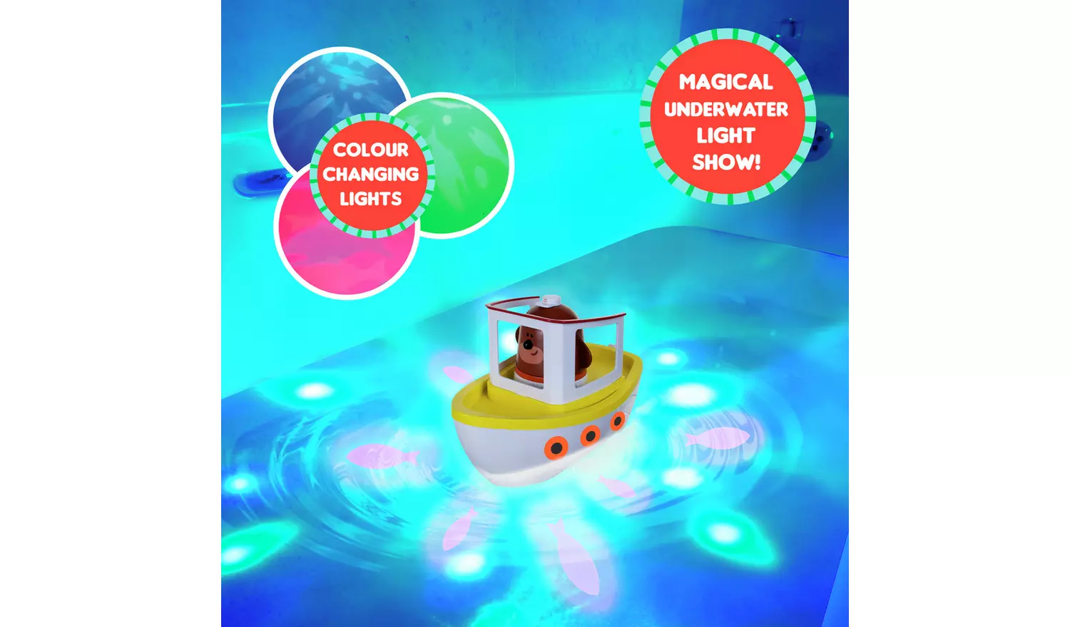 Hey Duggee Lightshow River Boat Bath Toy