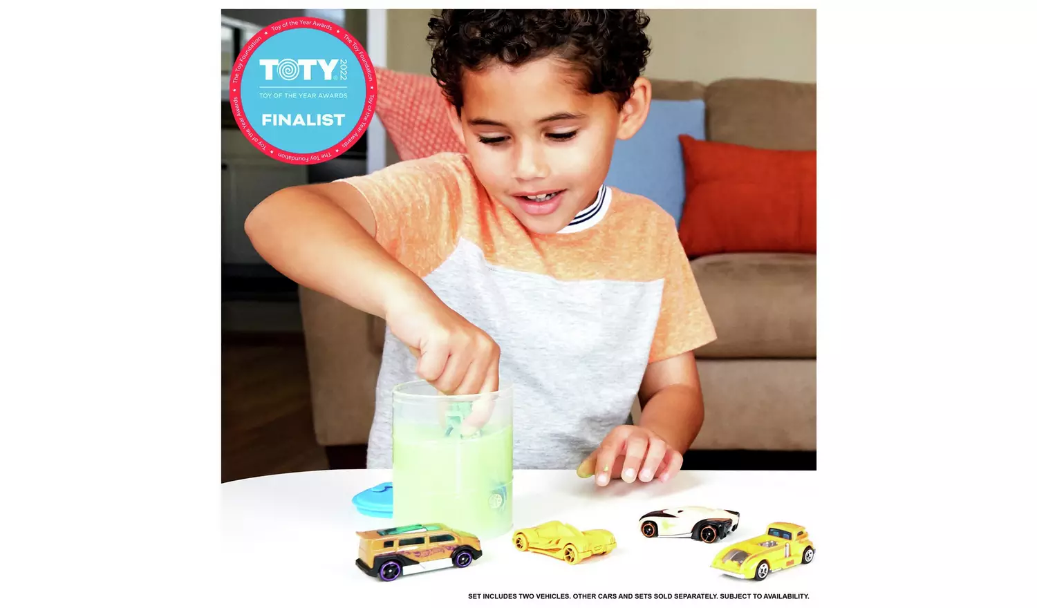 Hot Wheels Colour Reveal Toy Cars Assortment - Pack of 2