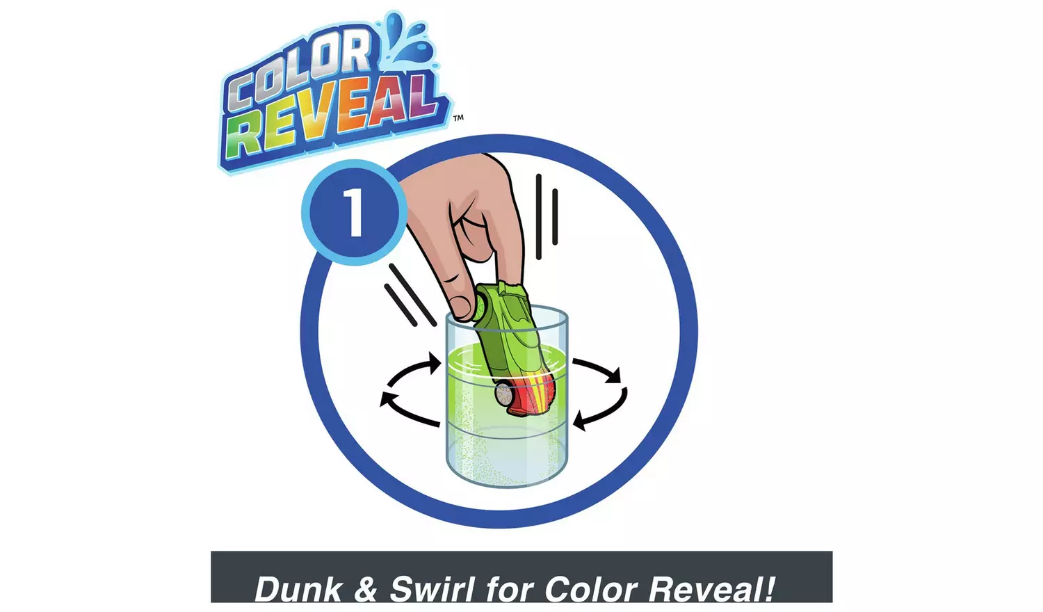 Hot Wheels Colour Reveal Toy Cars Assortment - Pack of 2