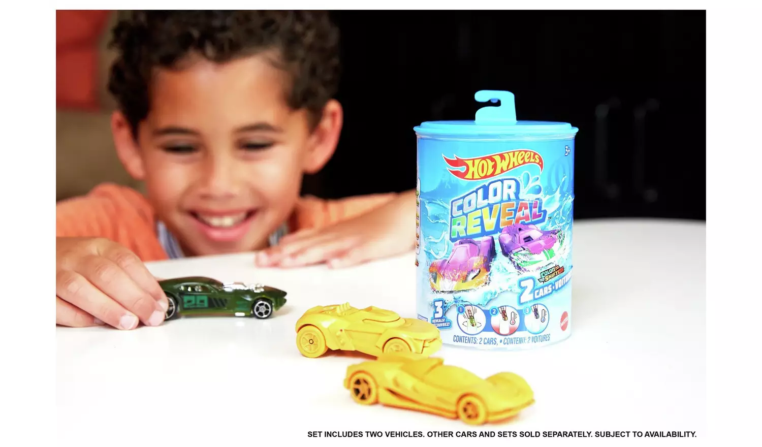 Hot Wheels Colour Reveal Toy Cars Assortment - Pack of 2