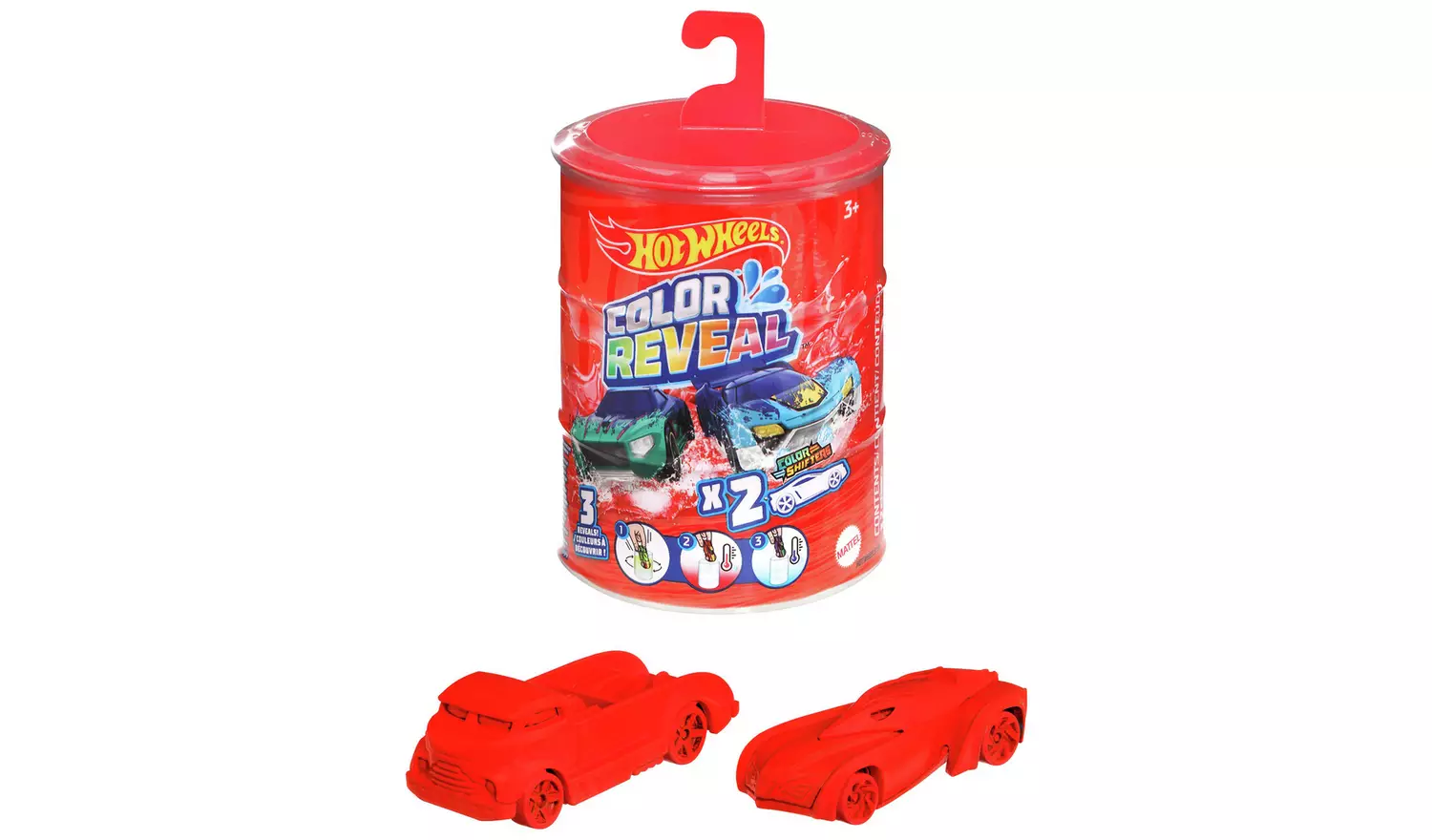 Hot Wheels Colour Reveal Toy Cars Assortment - Pack of 2