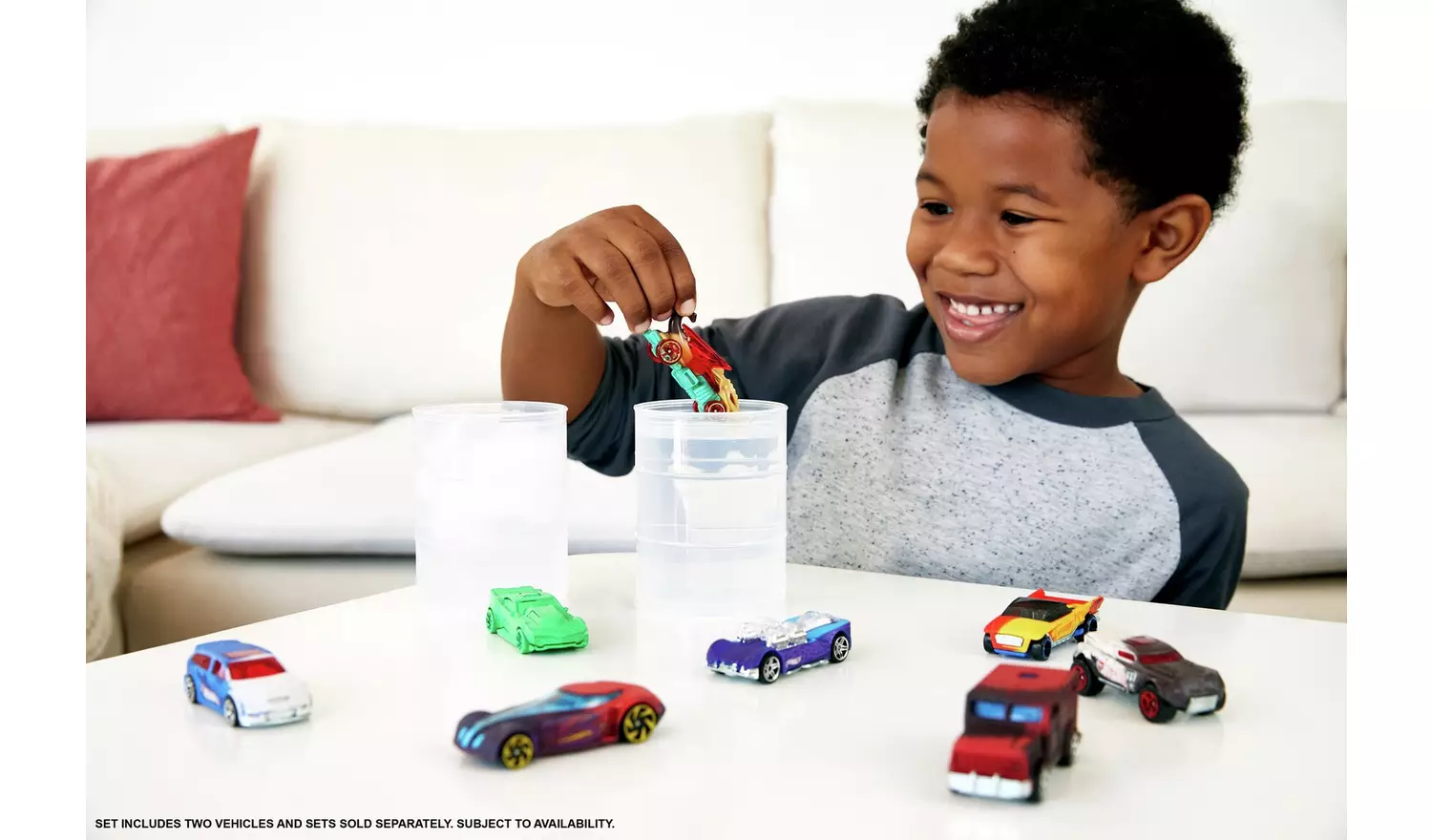 Hot Wheels Colour Reveal Toy Cars Assortment - Pack of 2