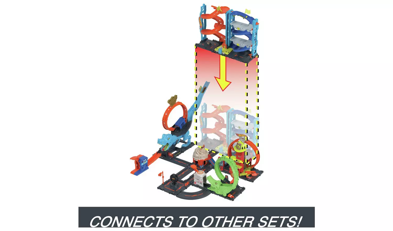 Hot Wheels City Transforming Race Tower Playset