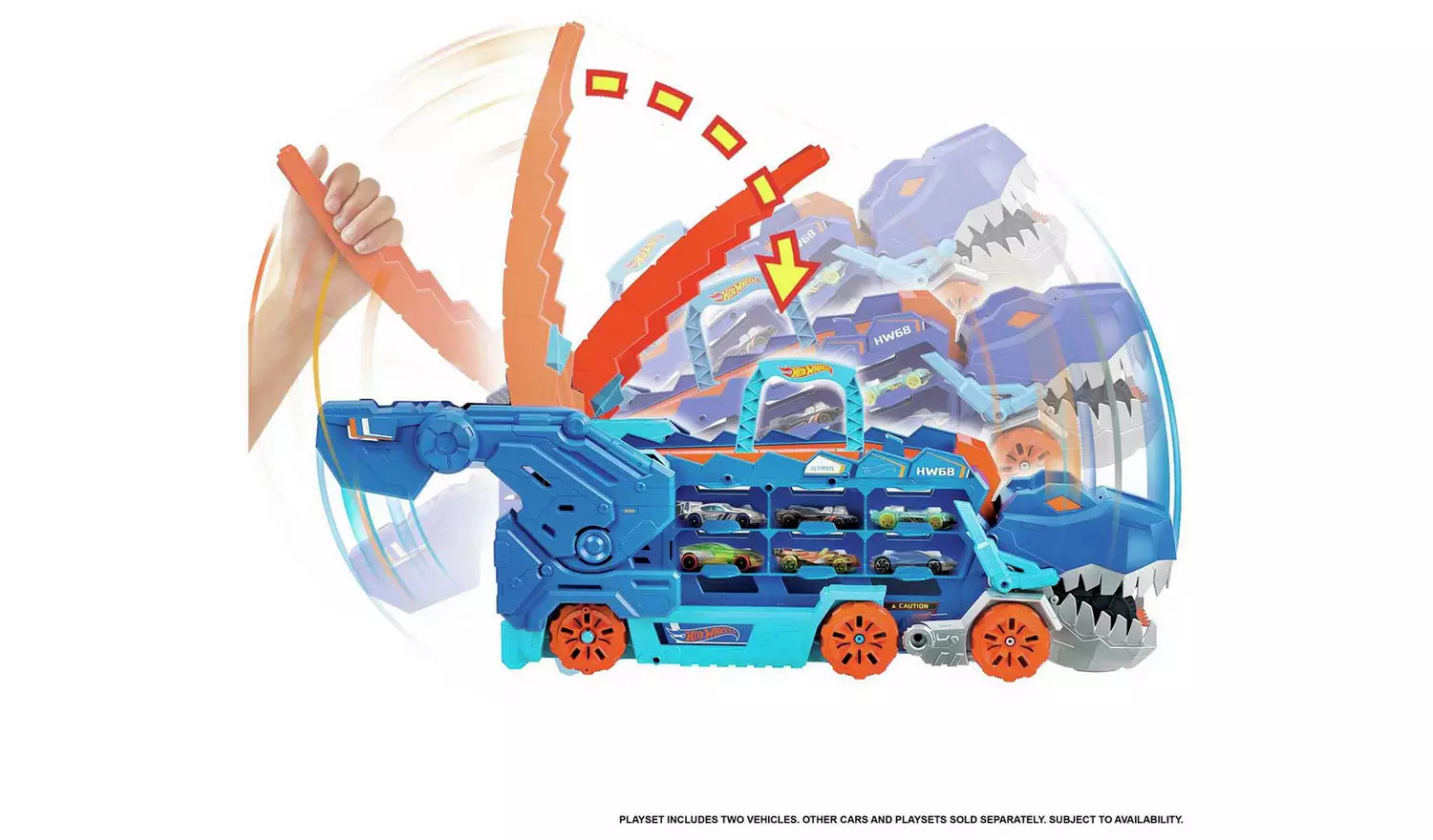 Hot Wheels City Ultimate Toy Car Transporter Truck Playset