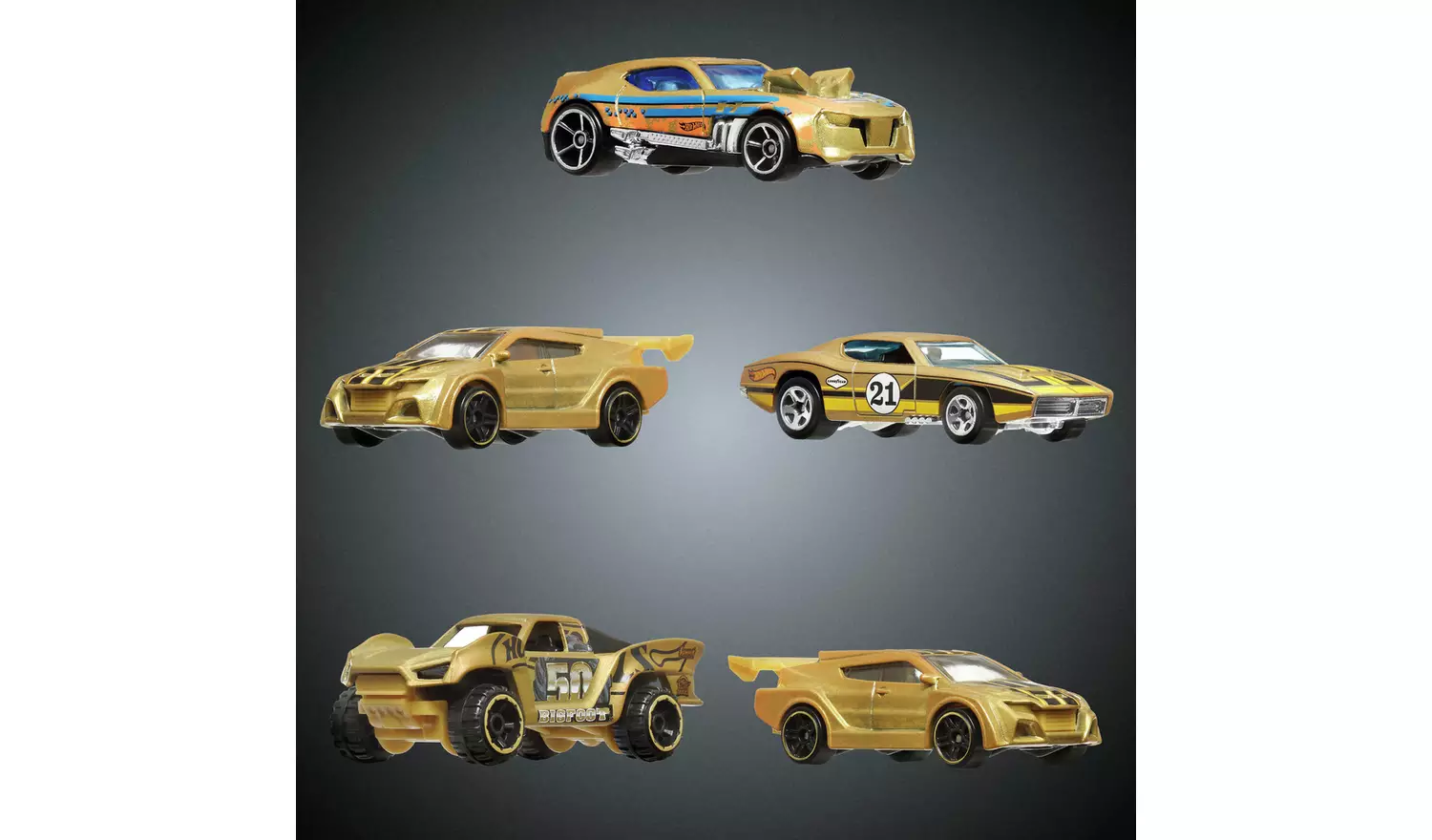 Hot Wheels Monster Truck Trophy Collection Die-Cast Toy Cars