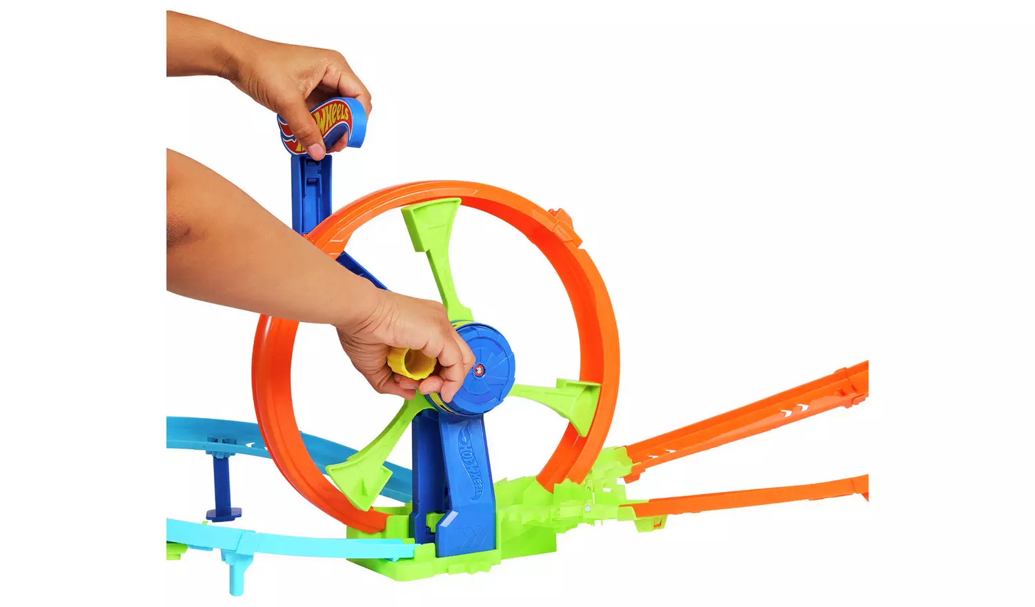 Hot Wheels Action Rapid Launch and Loop Toy Car Track Set