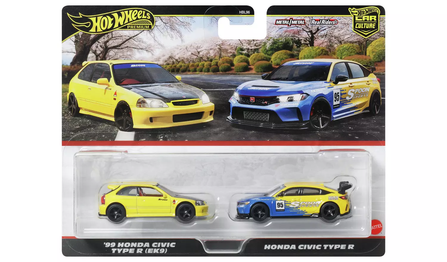 Hot Wheels Premium Honda Toy Cars Collector Culture 2-Pack