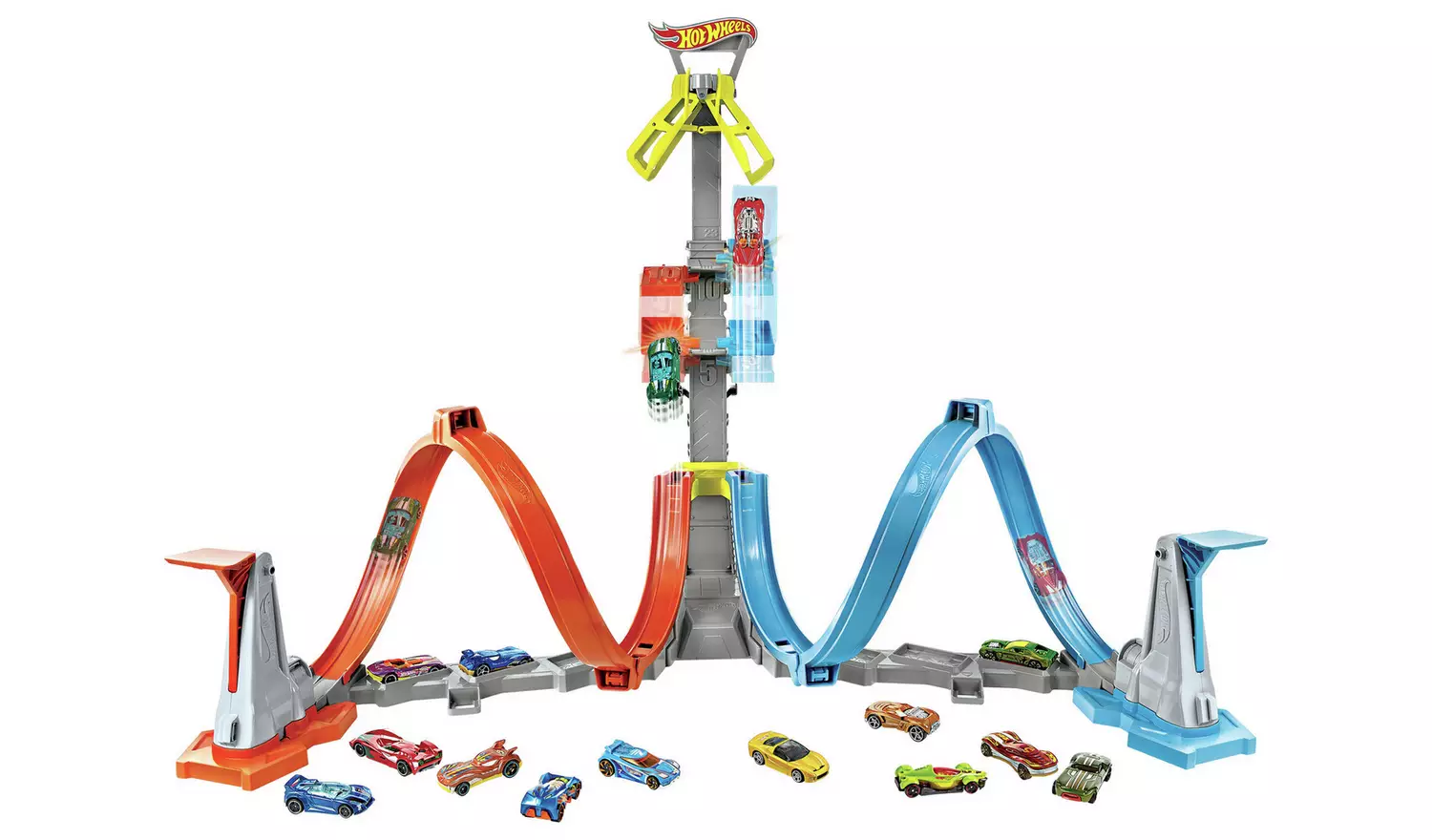 Hot Wheels Loop & Launch Toy Car Track Set