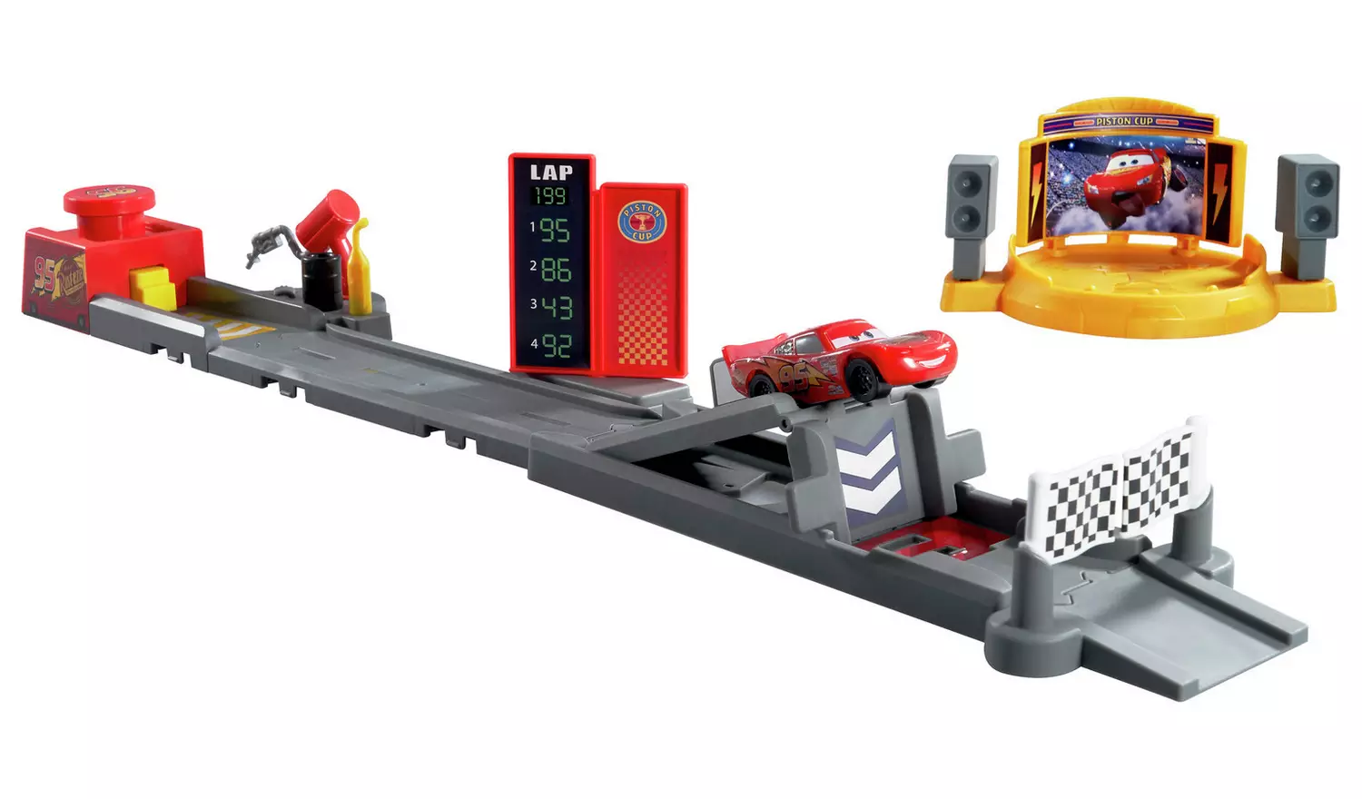 Disney & Pixar Cars Piston Cup Jump and Stunt Runway Playset