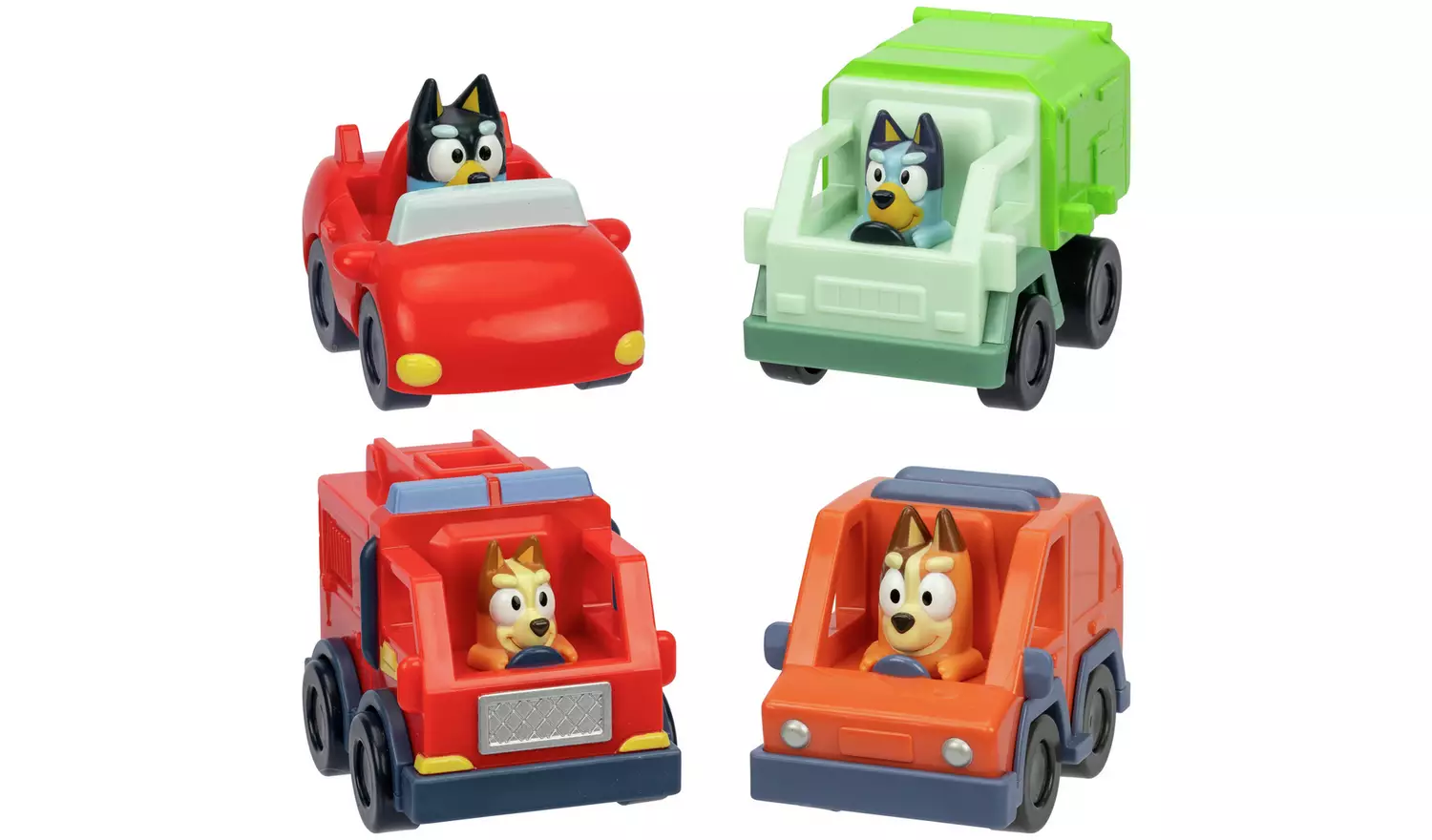 Bluey Mini Racer - 4 Pack