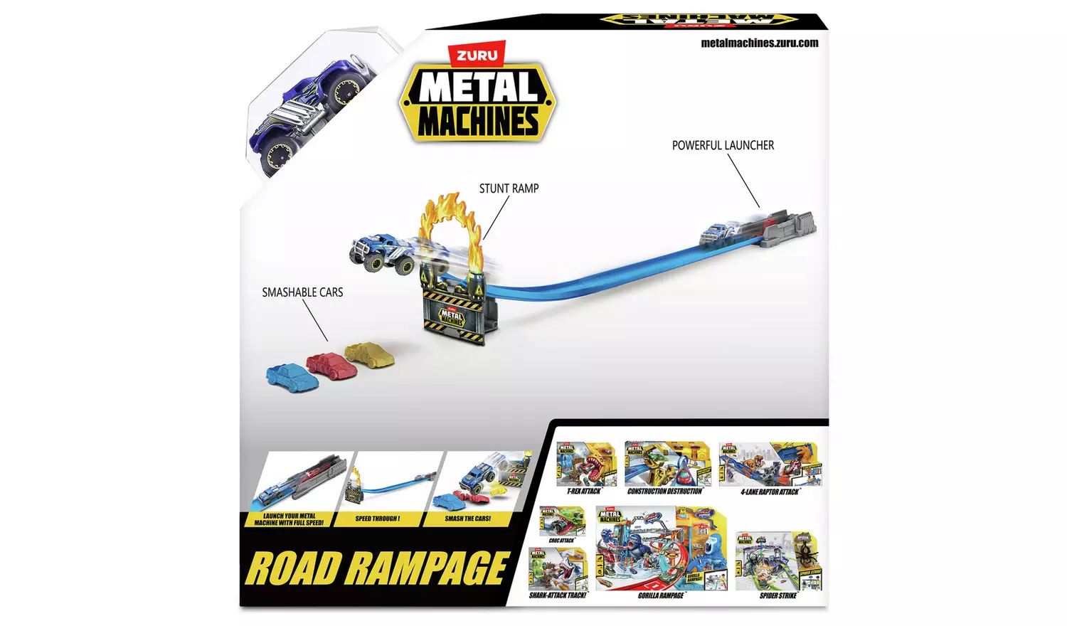 Metal Machines Playset 1 Road Rampage